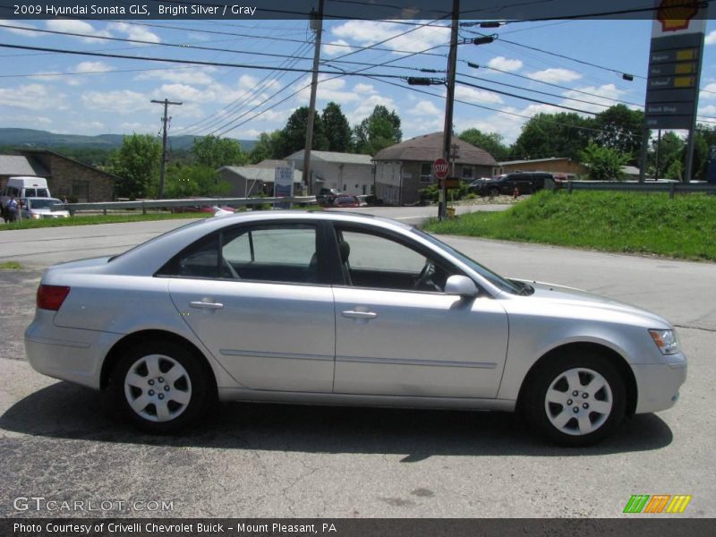 Bright Silver / Gray 2009 Hyundai Sonata GLS