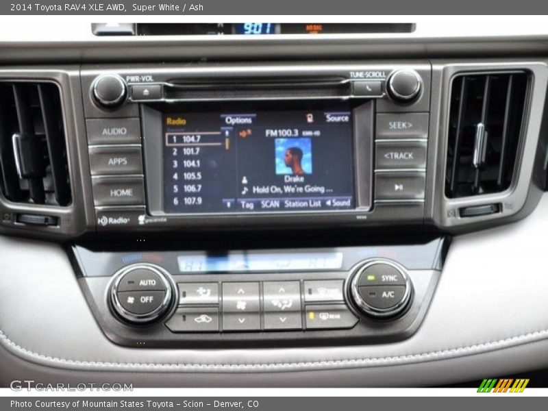 Super White / Ash 2014 Toyota RAV4 XLE AWD
