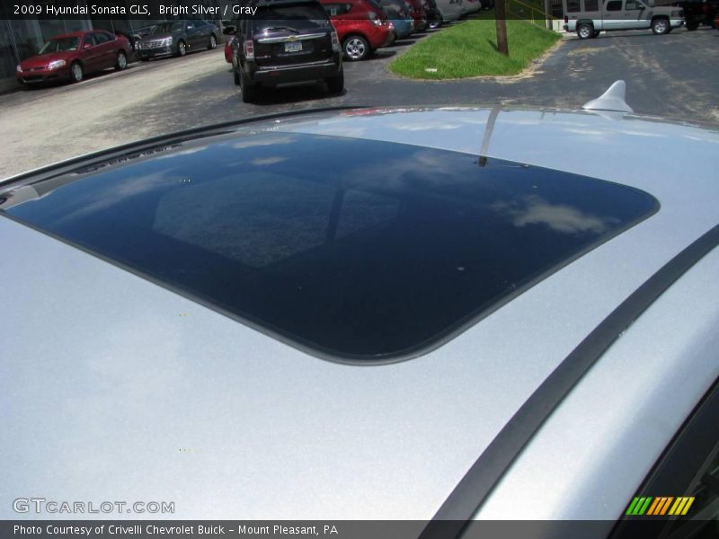 Bright Silver / Gray 2009 Hyundai Sonata GLS