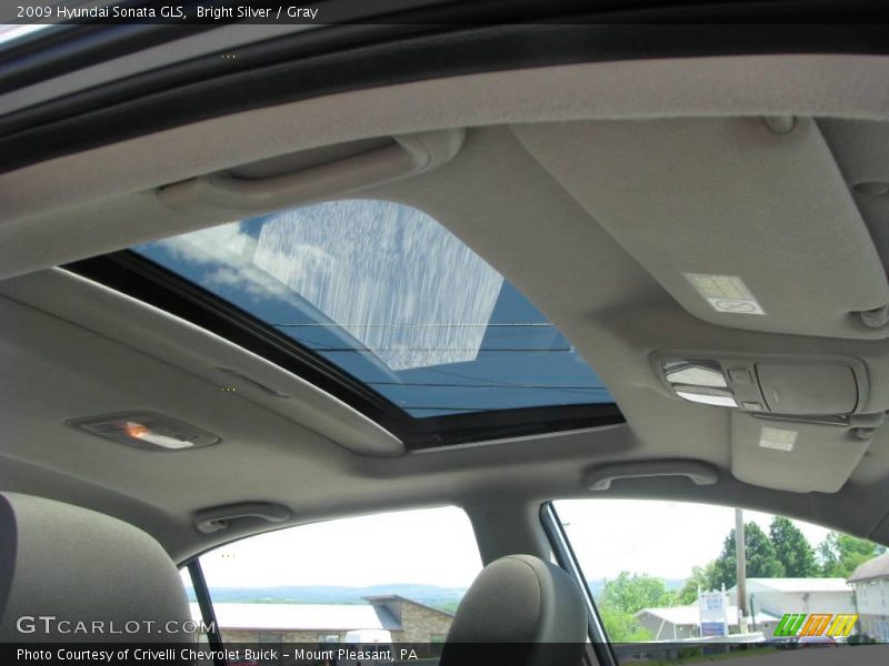 Bright Silver / Gray 2009 Hyundai Sonata GLS