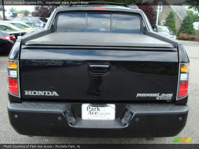 Nighthawk Black Pearl / Beige 2006 Honda Ridgeline RTL