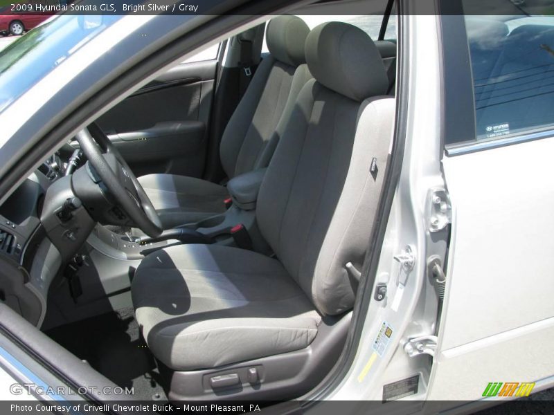 Bright Silver / Gray 2009 Hyundai Sonata GLS
