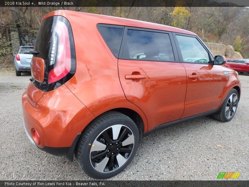 Wild Orange / Black 2018 Kia Soul +