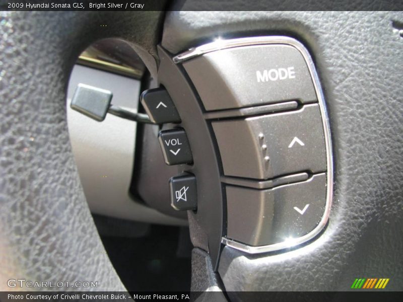 Bright Silver / Gray 2009 Hyundai Sonata GLS