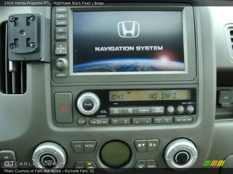Nighthawk Black Pearl / Beige 2006 Honda Ridgeline RTL