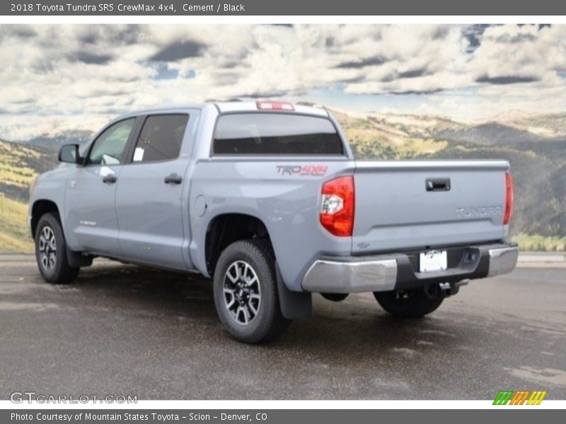 Cement / Black 2018 Toyota Tundra SR5 CrewMax 4x4