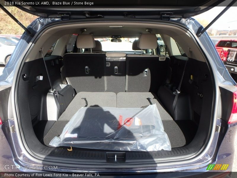 Blaze Blue / Stone Beige 2018 Kia Sorento LX AWD