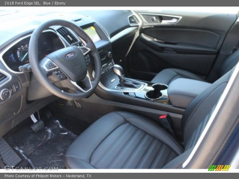 Blue / Ebony 2018 Ford Edge SEL