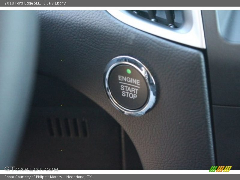 Blue / Ebony 2018 Ford Edge SEL