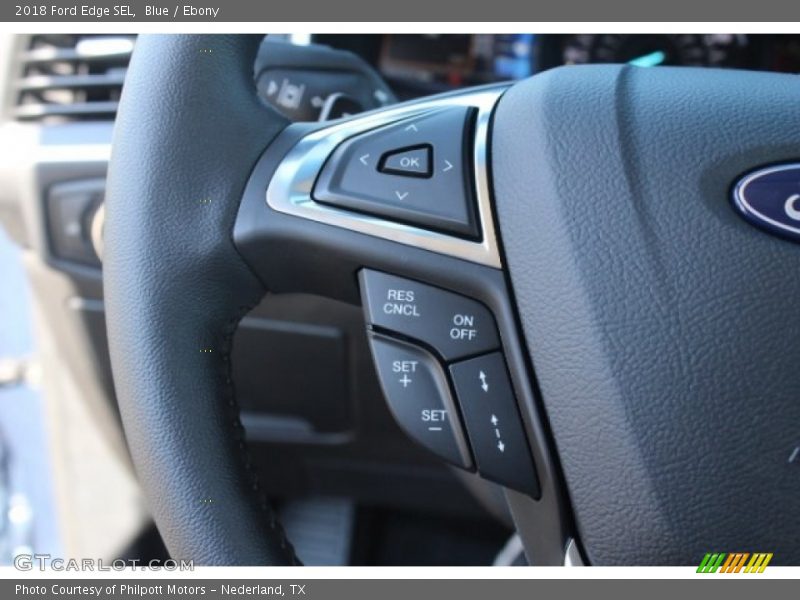 Blue / Ebony 2018 Ford Edge SEL