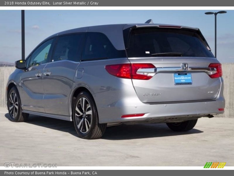 Lunar Silver Metallic / Gray 2018 Honda Odyssey Elite