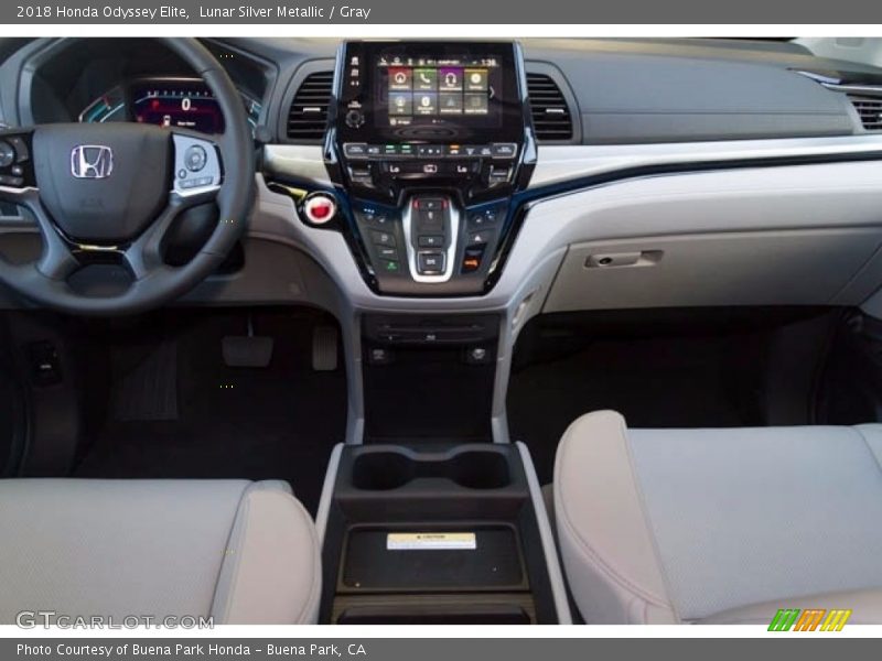 Lunar Silver Metallic / Gray 2018 Honda Odyssey Elite