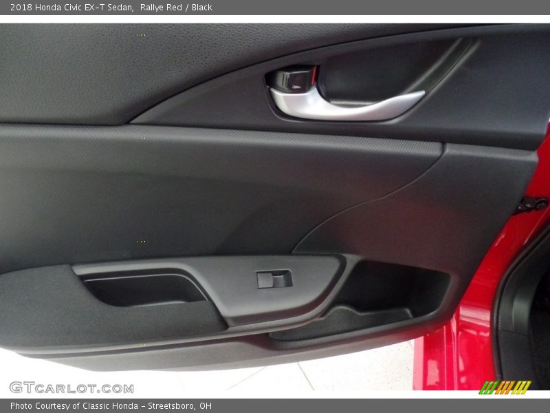 Rallye Red / Black 2018 Honda Civic EX-T Sedan