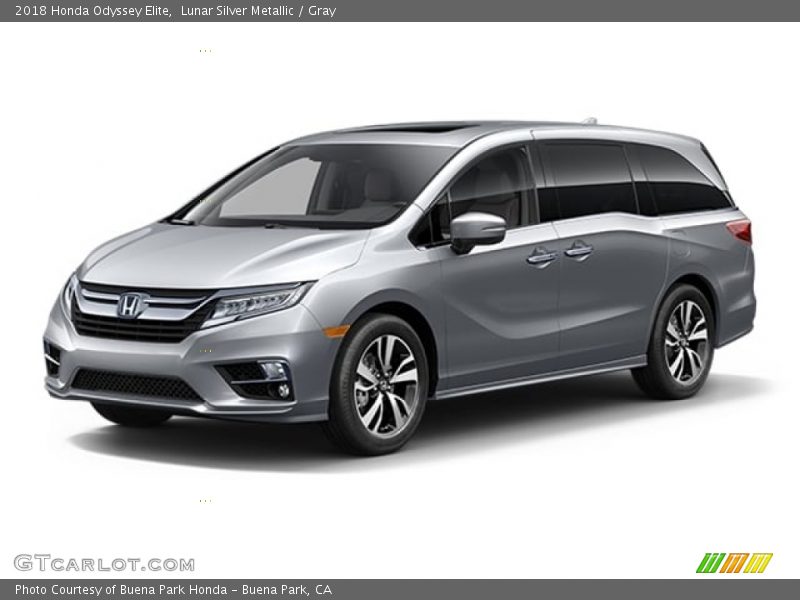 Lunar Silver Metallic / Gray 2018 Honda Odyssey Elite