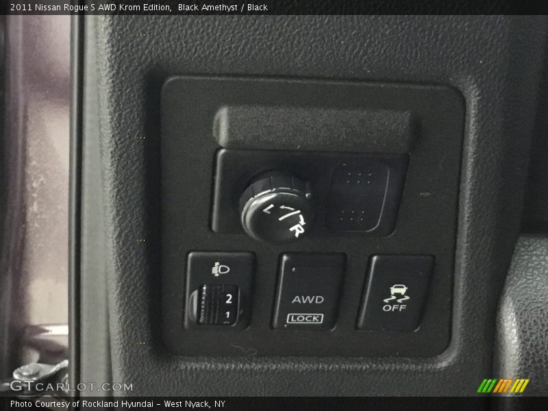 Black Amethyst / Black 2011 Nissan Rogue S AWD Krom Edition