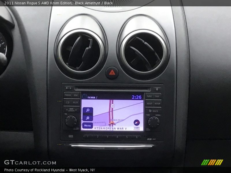 Black Amethyst / Black 2011 Nissan Rogue S AWD Krom Edition