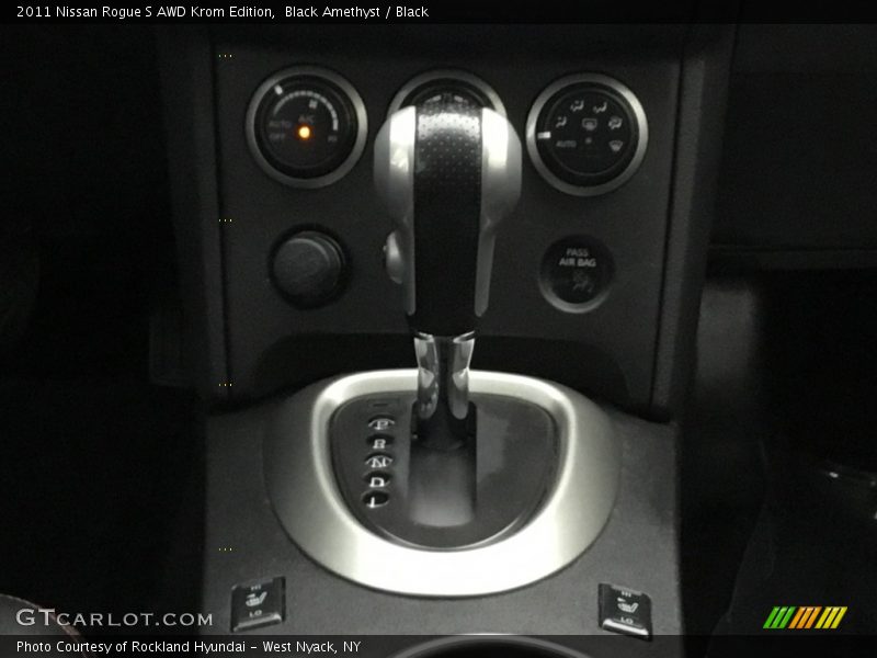 Black Amethyst / Black 2011 Nissan Rogue S AWD Krom Edition