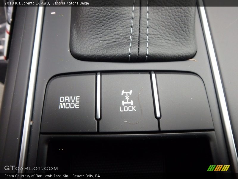 Sangria / Stone Beige 2018 Kia Sorento LX AWD