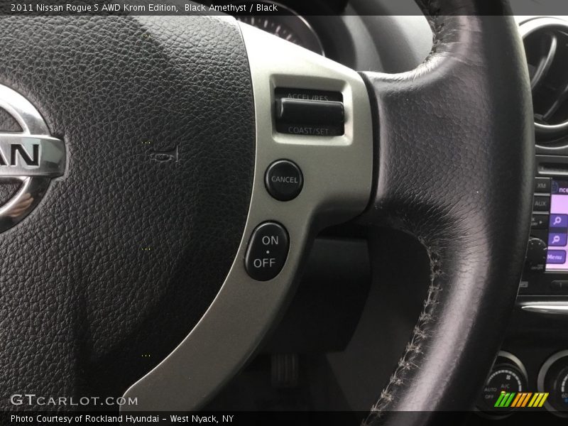 Black Amethyst / Black 2011 Nissan Rogue S AWD Krom Edition