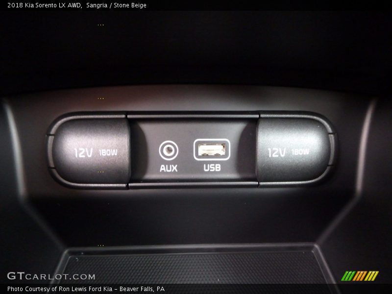Sangria / Stone Beige 2018 Kia Sorento LX AWD