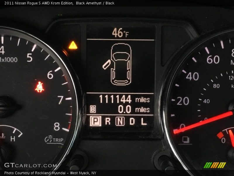 Black Amethyst / Black 2011 Nissan Rogue S AWD Krom Edition