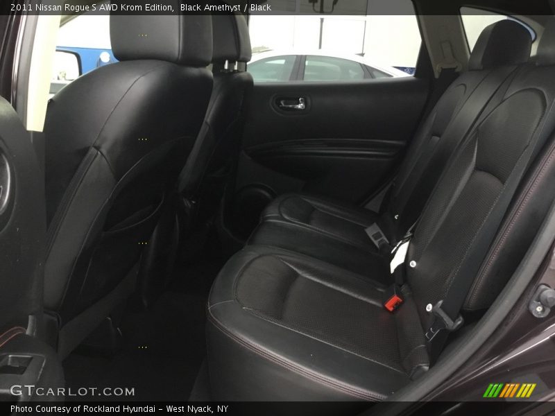Black Amethyst / Black 2011 Nissan Rogue S AWD Krom Edition