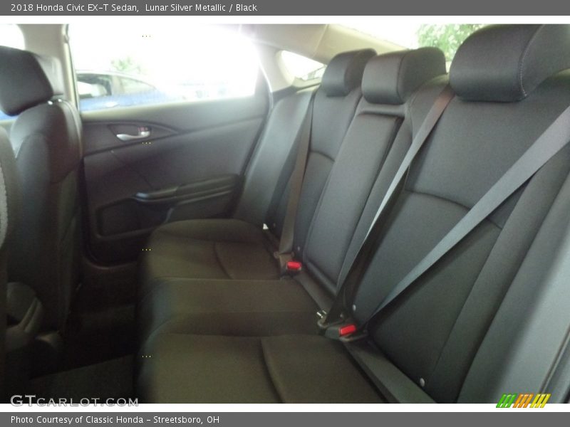Lunar Silver Metallic / Black 2018 Honda Civic EX-T Sedan