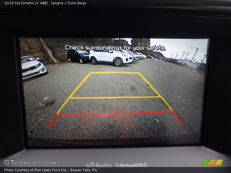 Sangria / Stone Beige 2018 Kia Sorento LX AWD