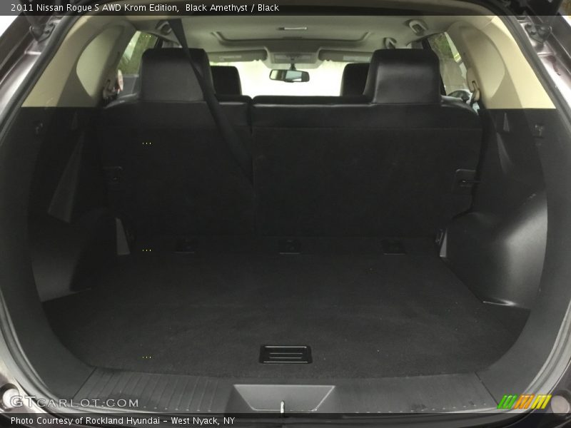 Black Amethyst / Black 2011 Nissan Rogue S AWD Krom Edition