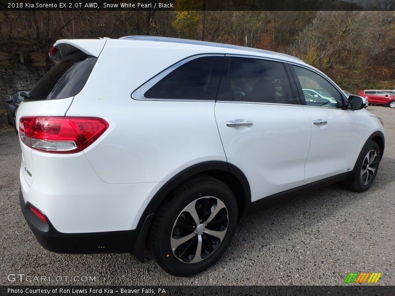 Snow White Pearl / Black 2018 Kia Sorento EX 2.0T AWD