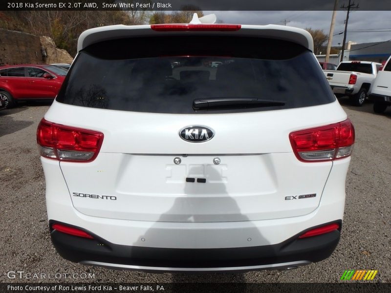 Snow White Pearl / Black 2018 Kia Sorento EX 2.0T AWD