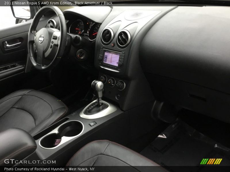 Black Amethyst / Black 2011 Nissan Rogue S AWD Krom Edition