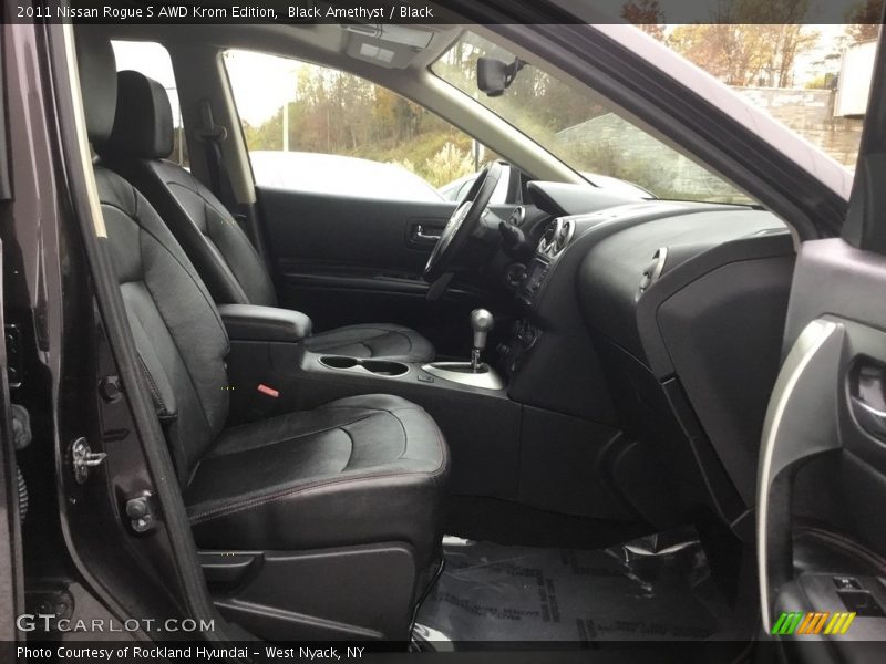 Black Amethyst / Black 2011 Nissan Rogue S AWD Krom Edition