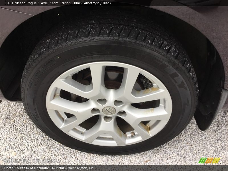 Black Amethyst / Black 2011 Nissan Rogue S AWD Krom Edition