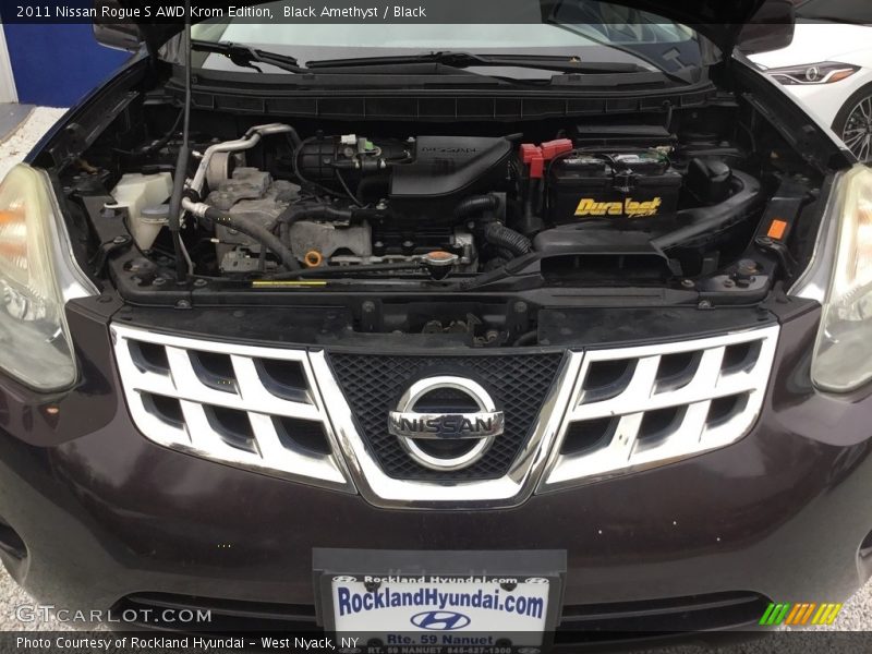 Black Amethyst / Black 2011 Nissan Rogue S AWD Krom Edition