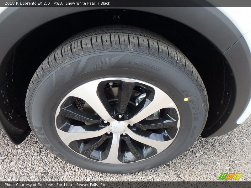 Snow White Pearl / Black 2018 Kia Sorento EX 2.0T AWD