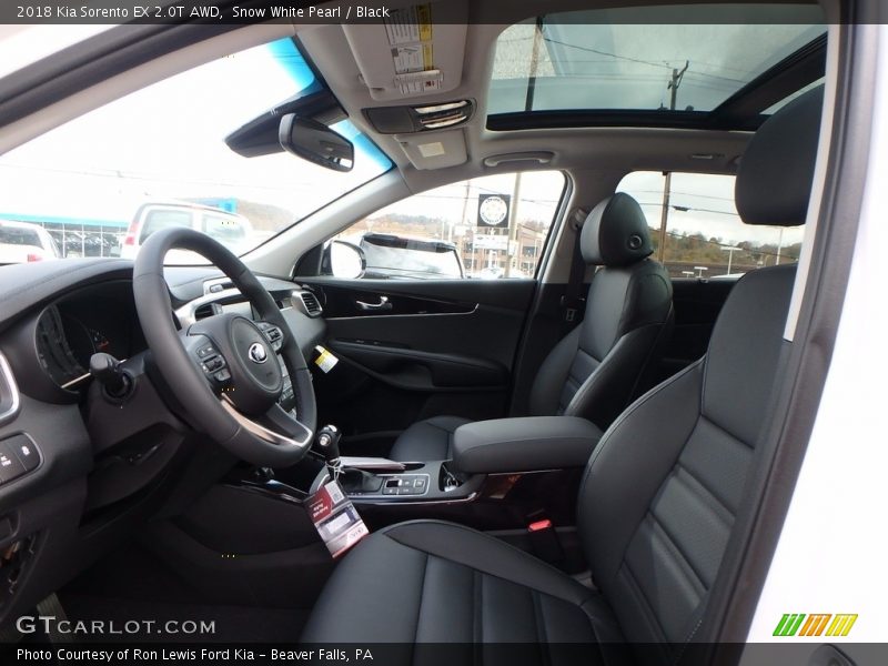 Snow White Pearl / Black 2018 Kia Sorento EX 2.0T AWD