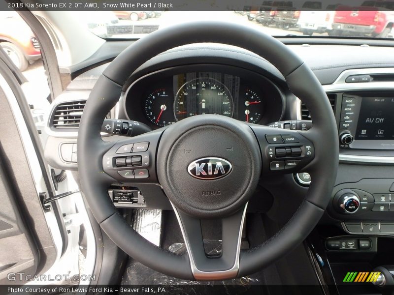 Snow White Pearl / Black 2018 Kia Sorento EX 2.0T AWD