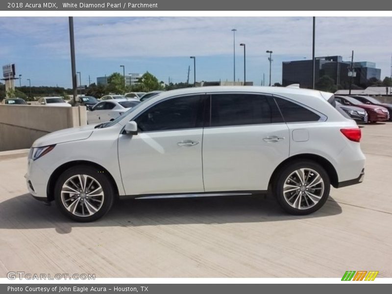 White Diamond Pearl / Parchment 2018 Acura MDX