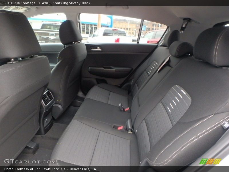 Sparkling Silver / Black 2018 Kia Sportage LX AWD