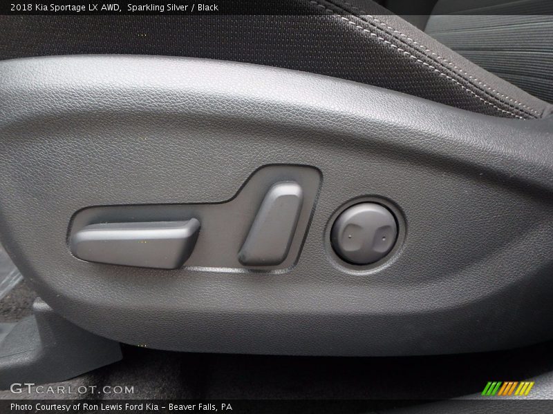 Sparkling Silver / Black 2018 Kia Sportage LX AWD