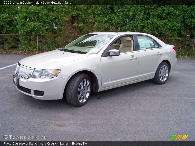 Light Sage Metallic / Sand 2006 Lincoln Zephyr