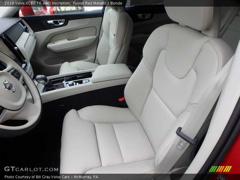 Front Seat of 2018 XC60 T6 AWD Inscription