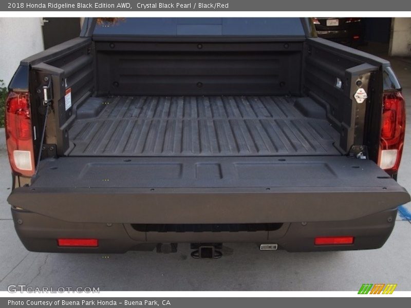 Crystal Black Pearl / Black/Red 2018 Honda Ridgeline Black Edition AWD