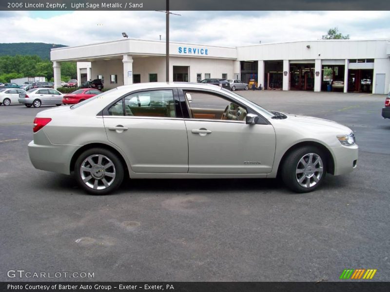 Light Sage Metallic / Sand 2006 Lincoln Zephyr