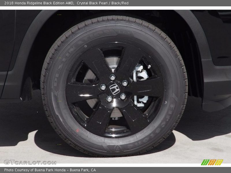  2018 Ridgeline Black Edition AWD Wheel