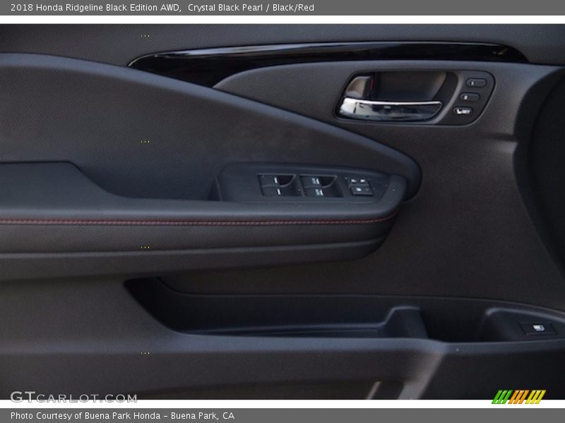 Door Panel of 2018 Ridgeline Black Edition AWD
