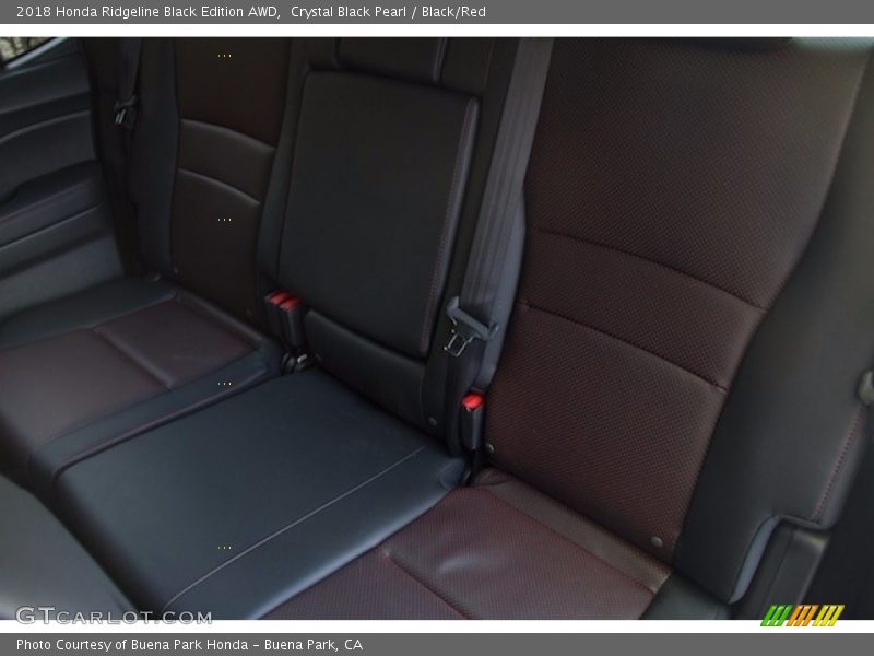 Rear Seat of 2018 Ridgeline Black Edition AWD