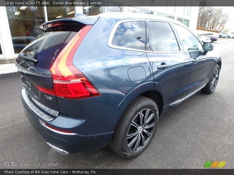 Denim Blue Metallic / Amber 2018 Volvo XC60 T5 AWD