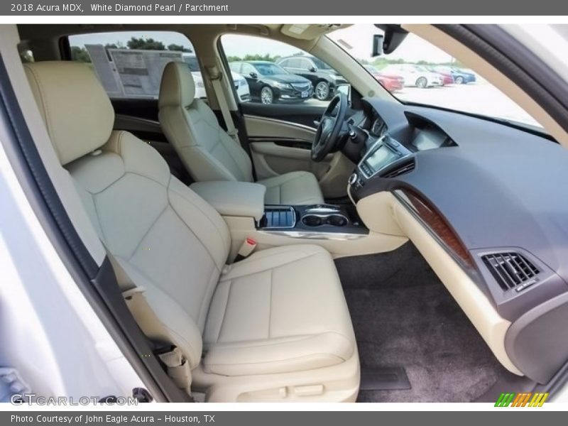 Front Seat of 2018 MDX 